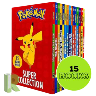 Pokemon Super Collection Series Books 1-15 Box Set | Delfi